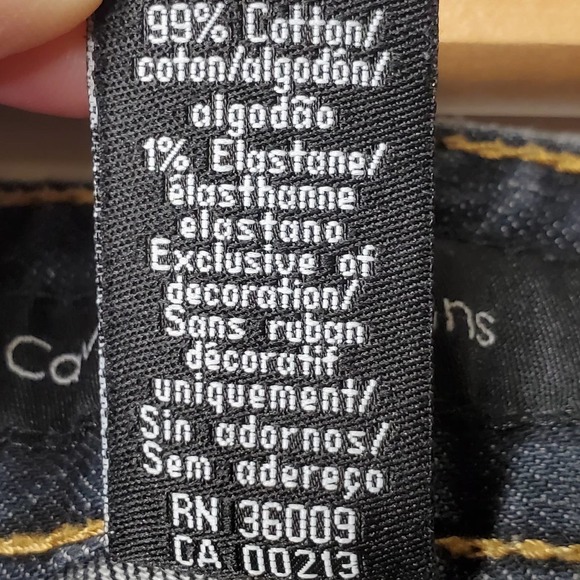 Calvin Klein Jeans Midwash Boot Cut Jeans Sz 8 - Picture 11 of 13